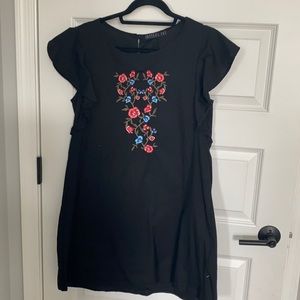 Boho Floral Cotton Dress Size L